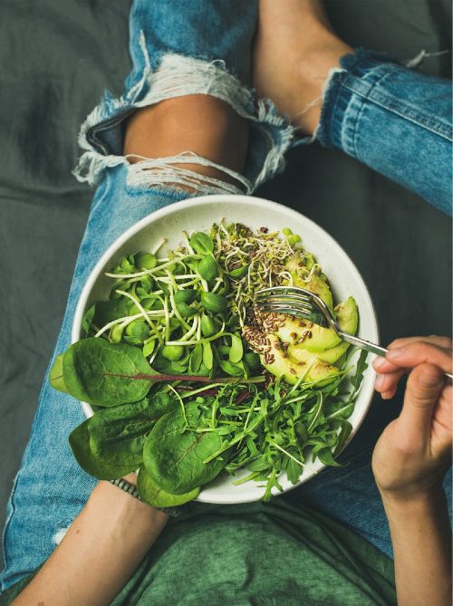 bowl of health greens